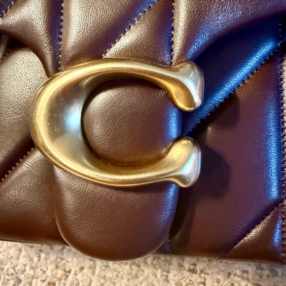 Coach quilted Tabby 26 handbag in Maple - Picture 4 of 14